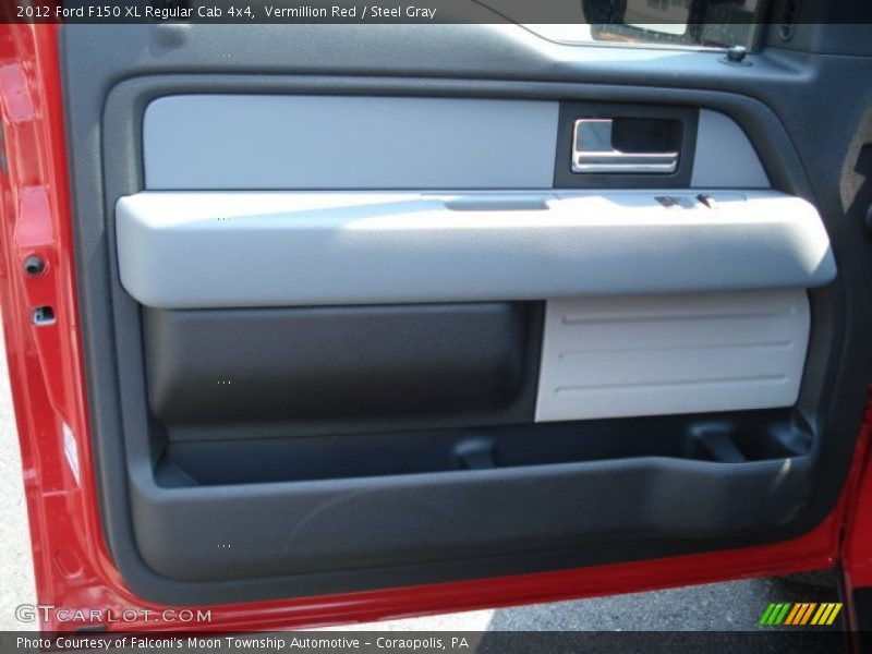 Vermillion Red / Steel Gray 2012 Ford F150 XL Regular Cab 4x4