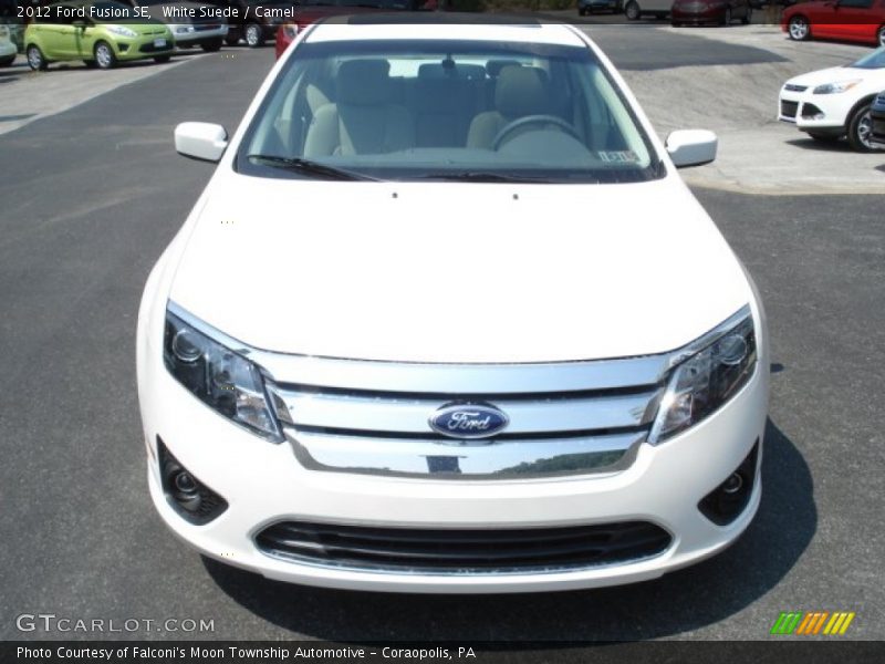 White Suede / Camel 2012 Ford Fusion SE