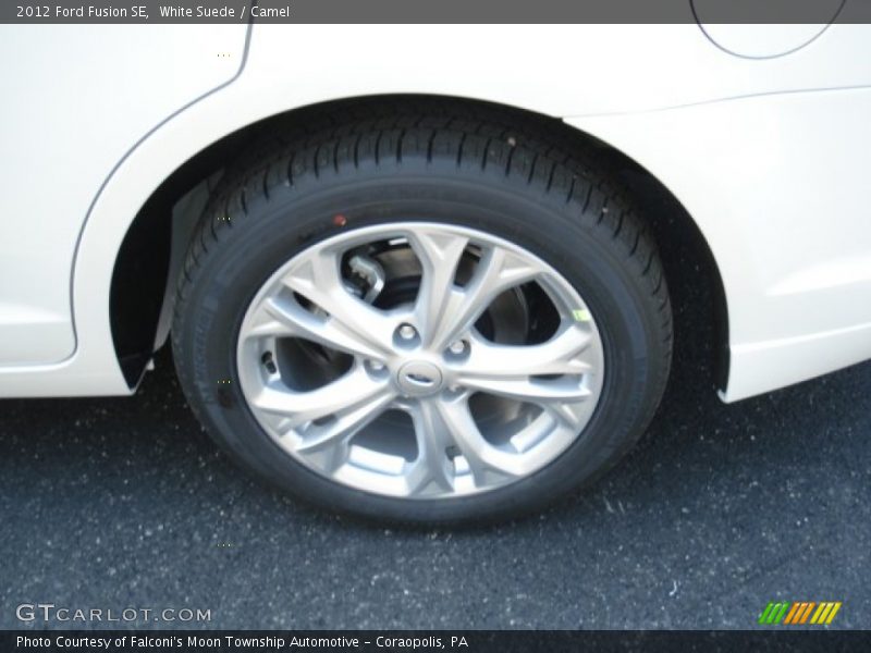 White Suede / Camel 2012 Ford Fusion SE