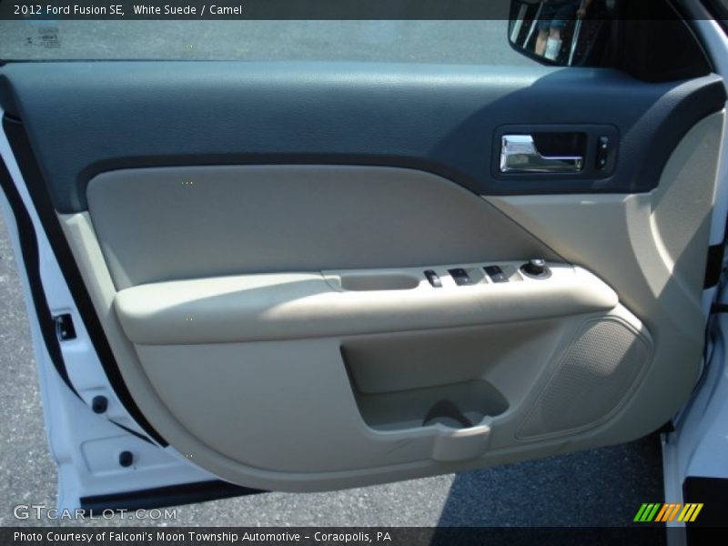 White Suede / Camel 2012 Ford Fusion SE