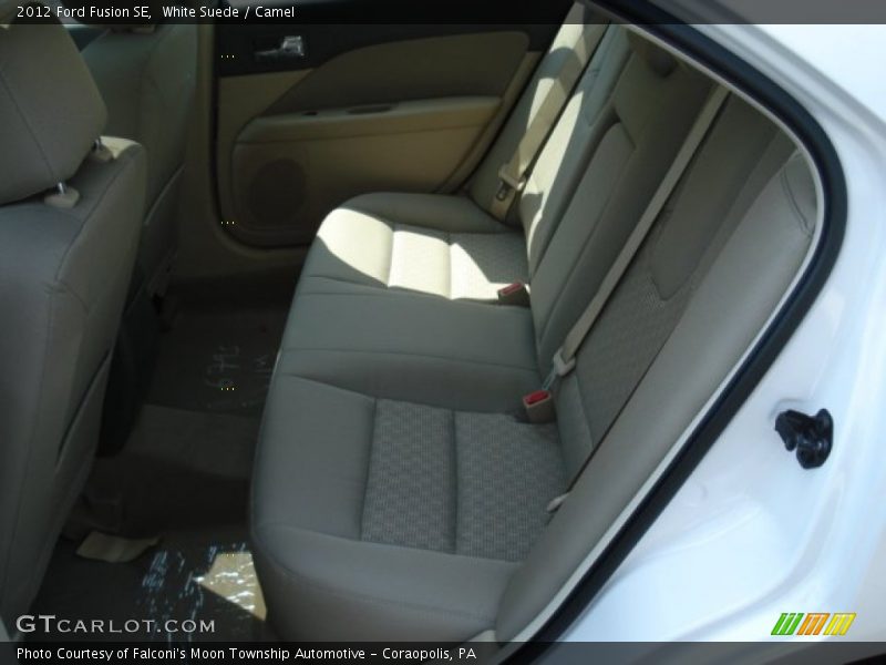 White Suede / Camel 2012 Ford Fusion SE