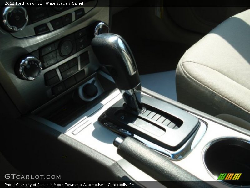 White Suede / Camel 2012 Ford Fusion SE