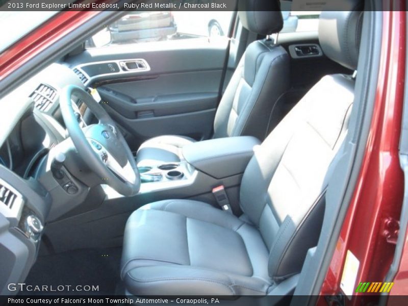 Front Seat of 2013 Explorer Limited EcoBoost