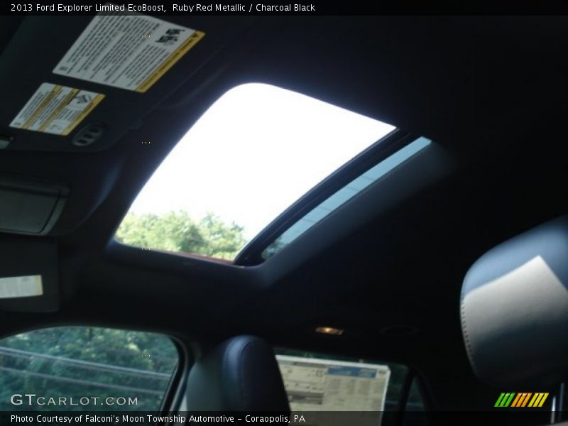 Sunroof of 2013 Explorer Limited EcoBoost