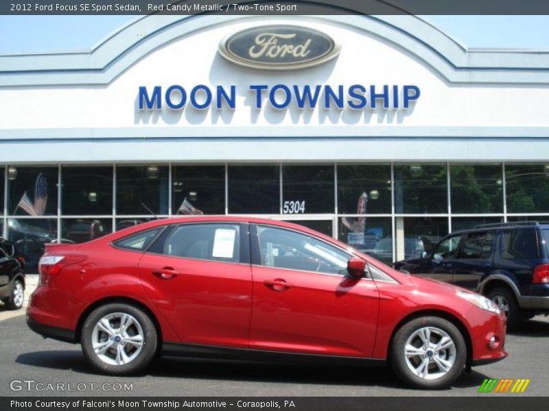 Red Candy Metallic / Two-Tone Sport 2012 Ford Focus SE Sport Sedan