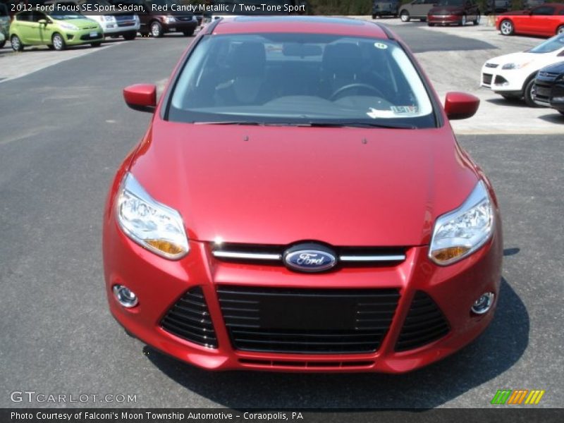 Red Candy Metallic / Two-Tone Sport 2012 Ford Focus SE Sport Sedan