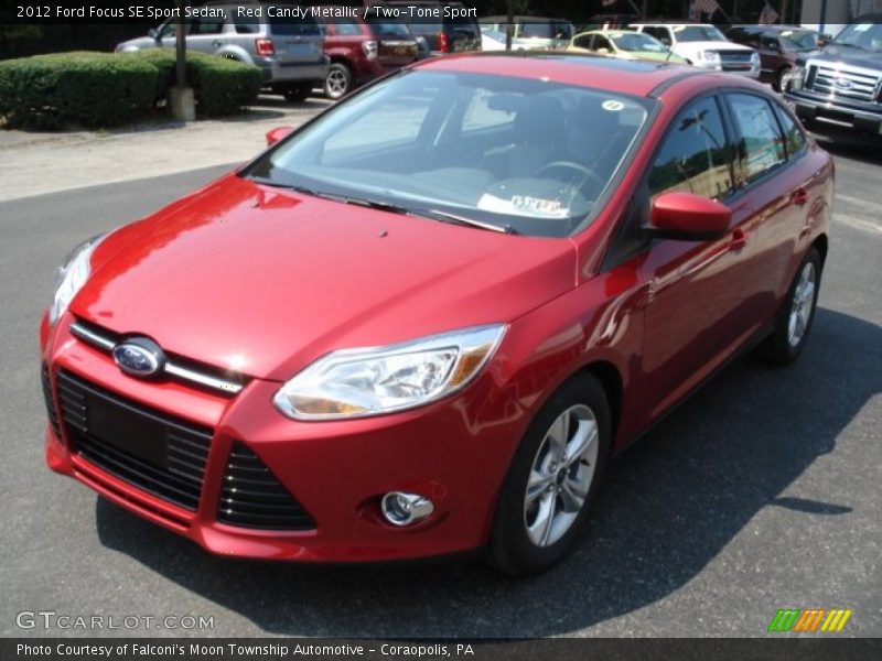 Red Candy Metallic / Two-Tone Sport 2012 Ford Focus SE Sport Sedan