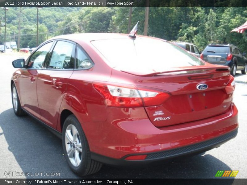 Red Candy Metallic / Two-Tone Sport 2012 Ford Focus SE Sport Sedan