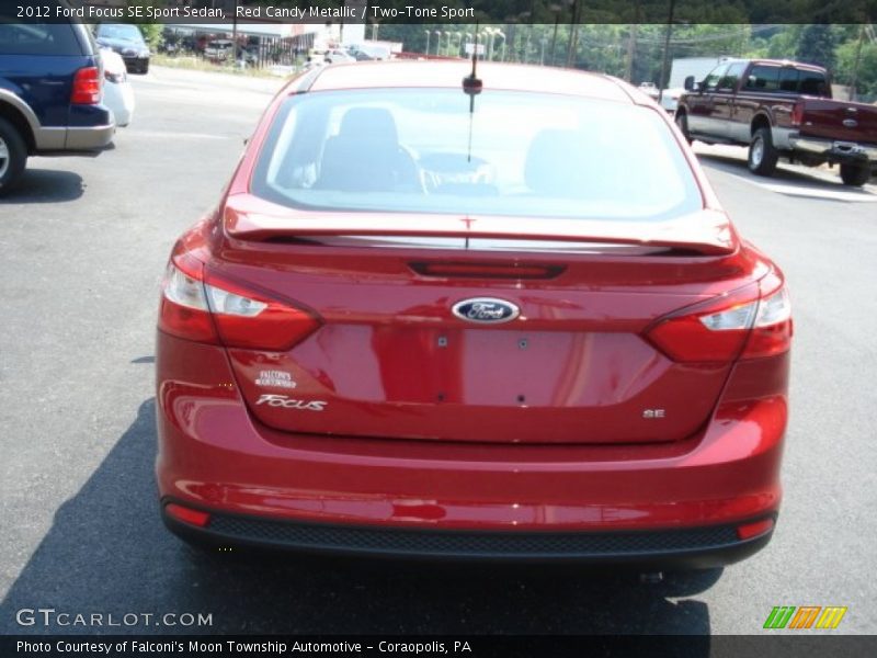Red Candy Metallic / Two-Tone Sport 2012 Ford Focus SE Sport Sedan