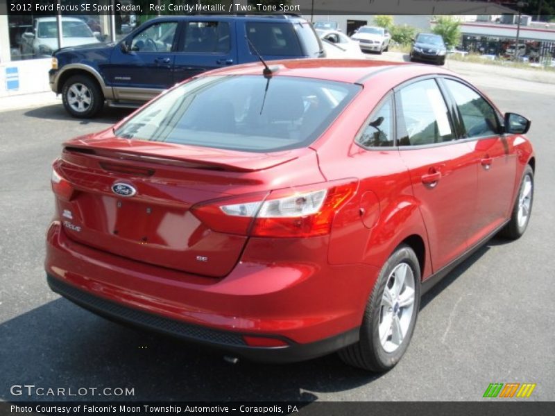Red Candy Metallic / Two-Tone Sport 2012 Ford Focus SE Sport Sedan