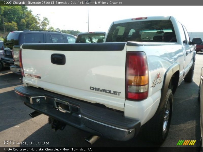 Summit White / Graphite 2002 Chevrolet Silverado 2500 LT Extended Cab 4x4