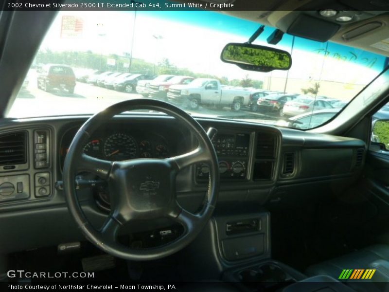 Summit White / Graphite 2002 Chevrolet Silverado 2500 LT Extended Cab 4x4