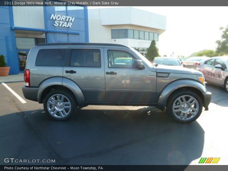 Mineral Gray Metallic / Dark Slate Gray 2011 Dodge Nitro Heat 4x4