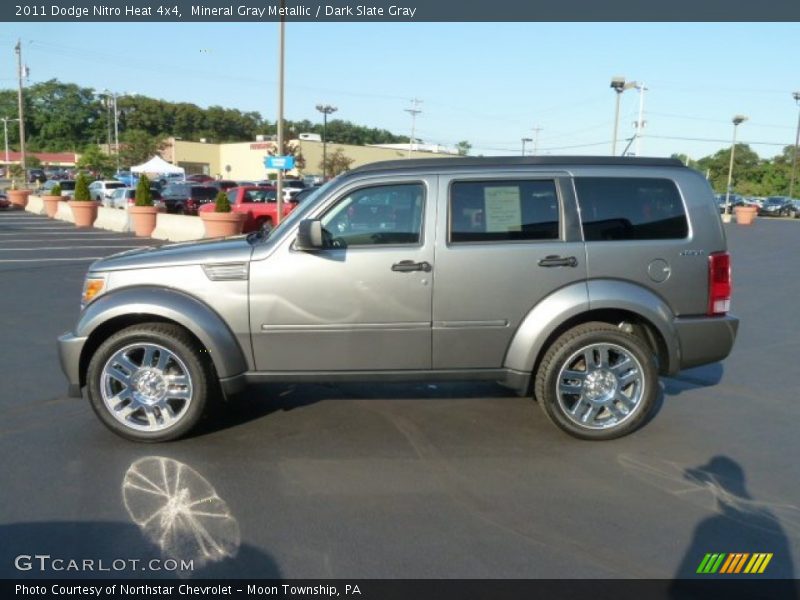 Mineral Gray Metallic / Dark Slate Gray 2011 Dodge Nitro Heat 4x4