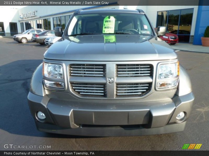 Mineral Gray Metallic / Dark Slate Gray 2011 Dodge Nitro Heat 4x4