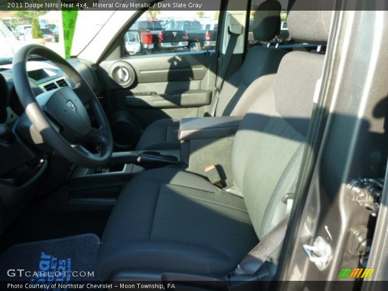 Mineral Gray Metallic / Dark Slate Gray 2011 Dodge Nitro Heat 4x4