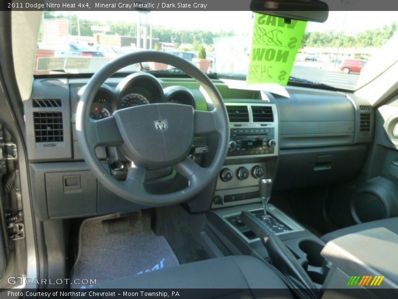 Mineral Gray Metallic / Dark Slate Gray 2011 Dodge Nitro Heat 4x4