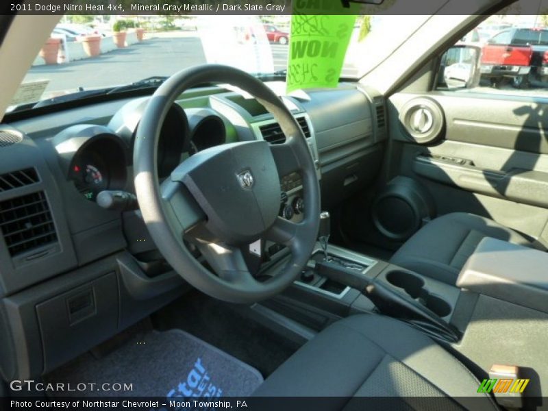 Mineral Gray Metallic / Dark Slate Gray 2011 Dodge Nitro Heat 4x4