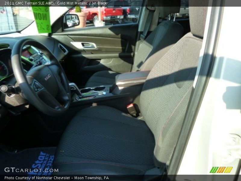 Gold Mist Metallic / Jet Black 2011 GMC Terrain SLE AWD