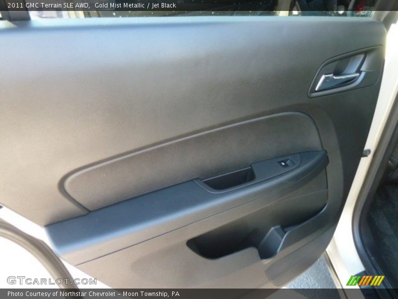 Gold Mist Metallic / Jet Black 2011 GMC Terrain SLE AWD