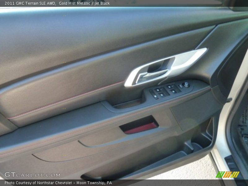 Gold Mist Metallic / Jet Black 2011 GMC Terrain SLE AWD