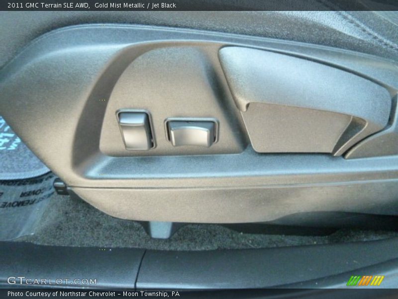 Gold Mist Metallic / Jet Black 2011 GMC Terrain SLE AWD