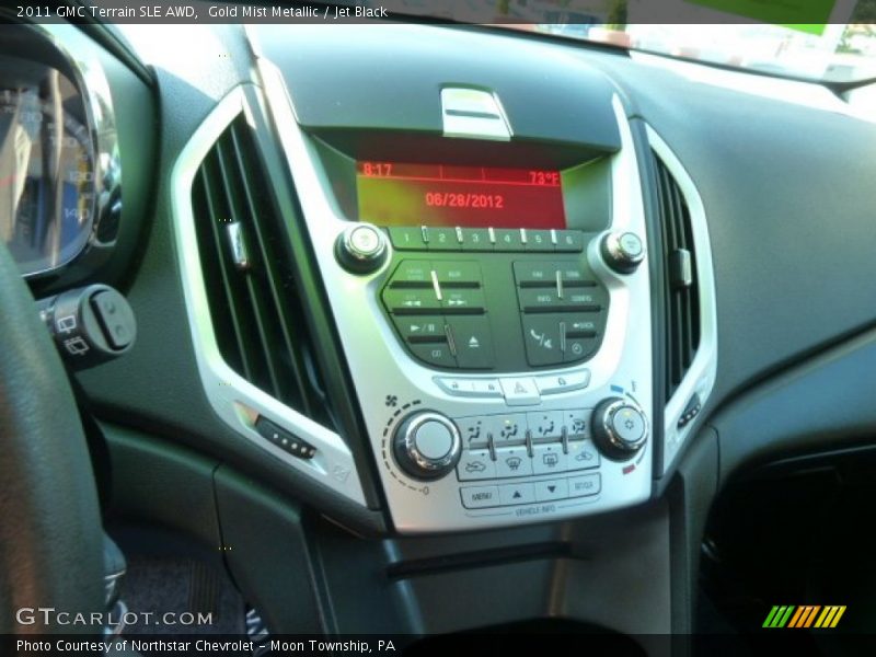 Gold Mist Metallic / Jet Black 2011 GMC Terrain SLE AWD