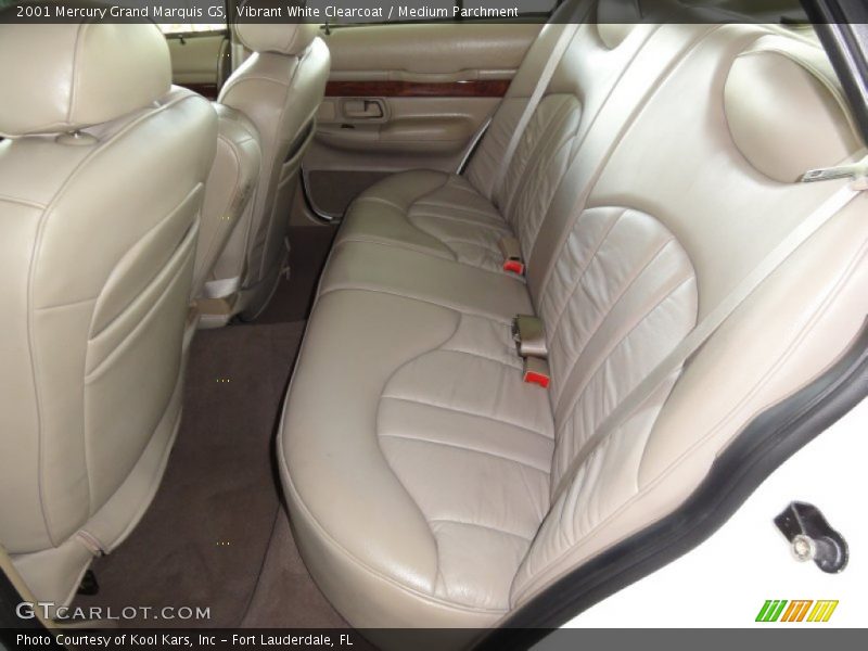 Vibrant White Clearcoat / Medium Parchment 2001 Mercury Grand Marquis GS