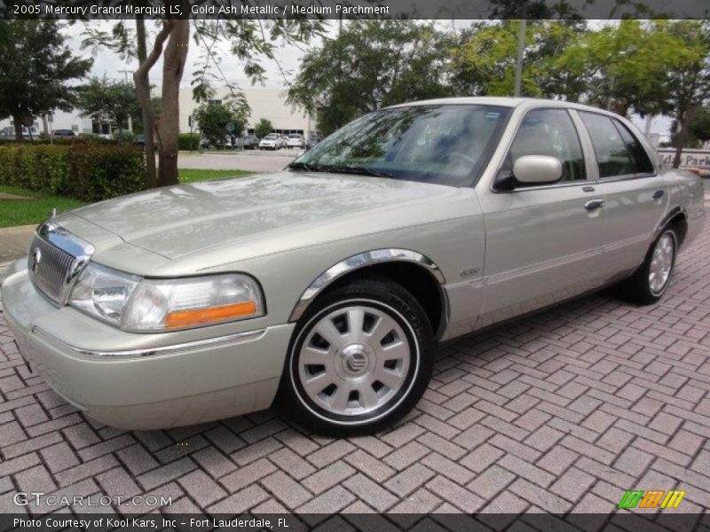 Gold Ash Metallic / Medium Parchment 2005 Mercury Grand Marquis LS