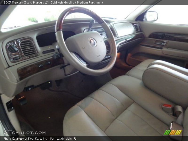 Gold Ash Metallic / Medium Parchment 2005 Mercury Grand Marquis LS