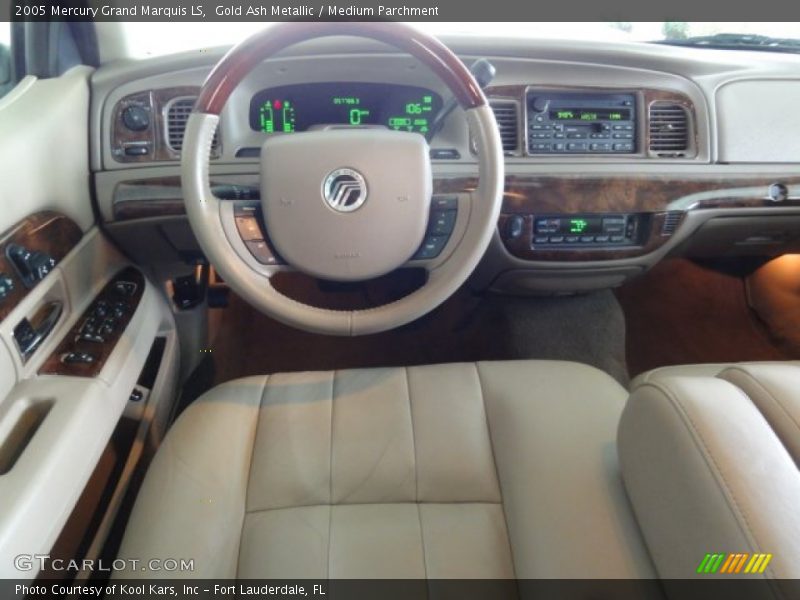 Gold Ash Metallic / Medium Parchment 2005 Mercury Grand Marquis LS