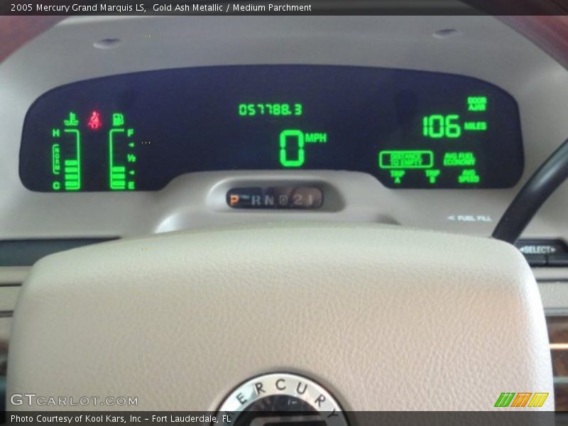 Gold Ash Metallic / Medium Parchment 2005 Mercury Grand Marquis LS