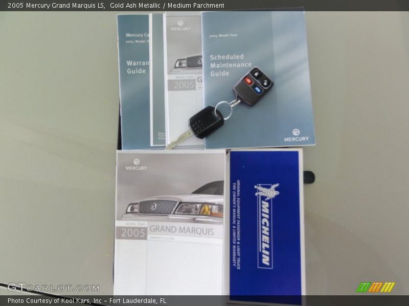 Gold Ash Metallic / Medium Parchment 2005 Mercury Grand Marquis LS