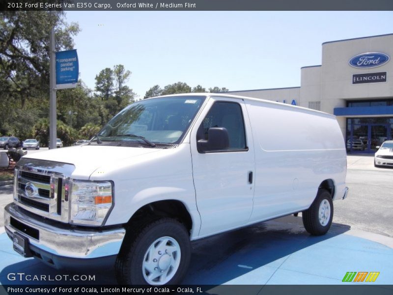 Oxford White / Medium Flint 2012 Ford E Series Van E350 Cargo