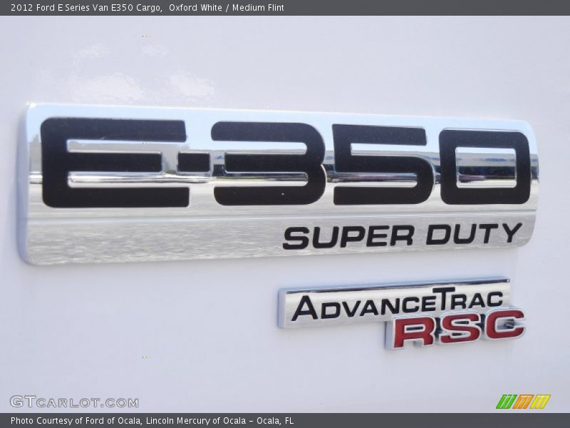 Oxford White / Medium Flint 2012 Ford E Series Van E350 Cargo