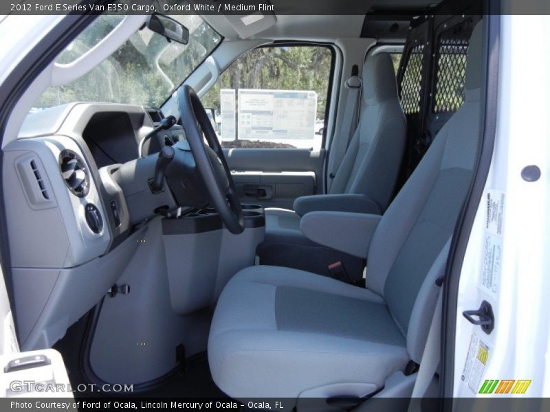 Oxford White / Medium Flint 2012 Ford E Series Van E350 Cargo