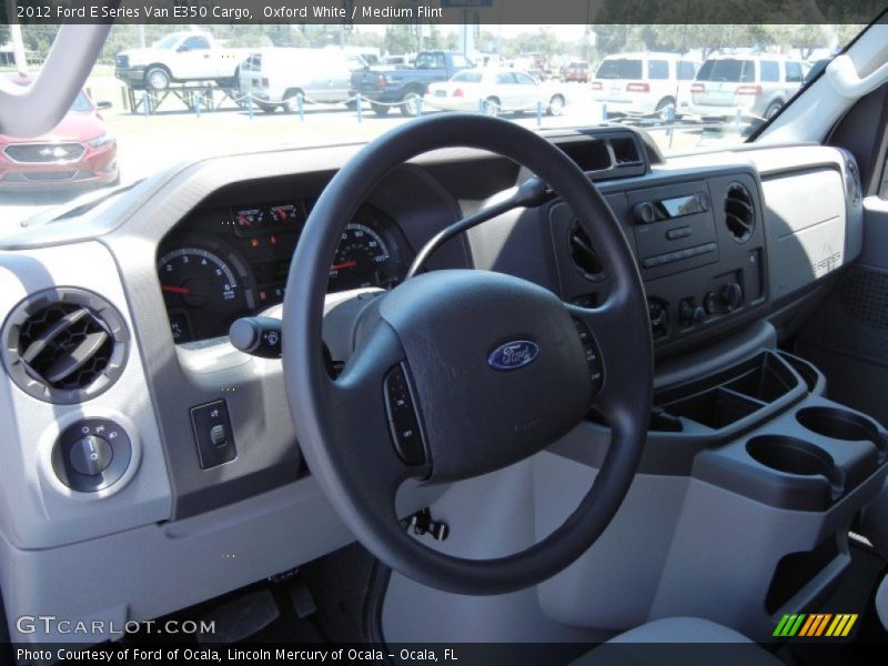 Oxford White / Medium Flint 2012 Ford E Series Van E350 Cargo