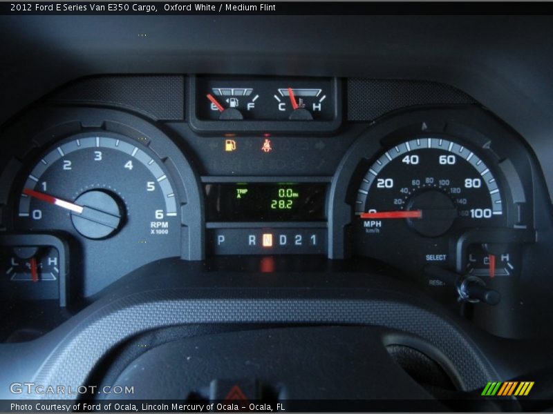Oxford White / Medium Flint 2012 Ford E Series Van E350 Cargo