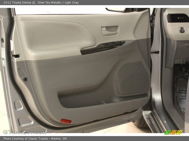 Silver Sky Metallic / Light Gray 2011 Toyota Sienna LE