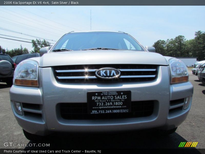 Satin Silver / Black 2006 Kia Sportage EX V6 4x4