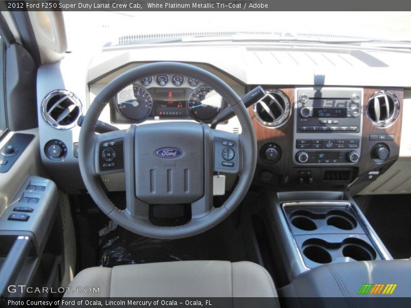 Dashboard of 2012 F250 Super Duty Lariat Crew Cab