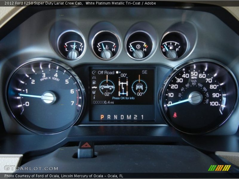  2012 F250 Super Duty Lariat Crew Cab Lariat Crew Cab Gauges