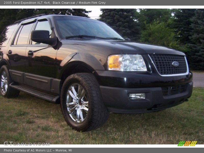 Black Clearcoat / Medium Flint Grey 2005 Ford Expedition XLT 4x4