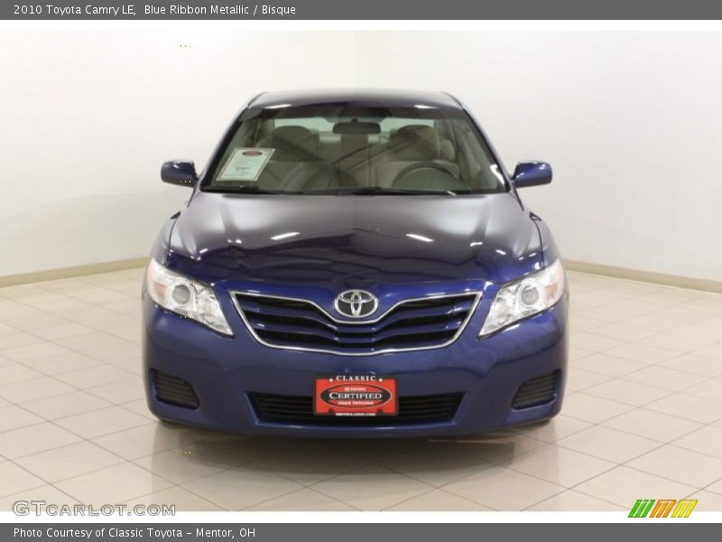 Blue Ribbon Metallic / Bisque 2010 Toyota Camry LE