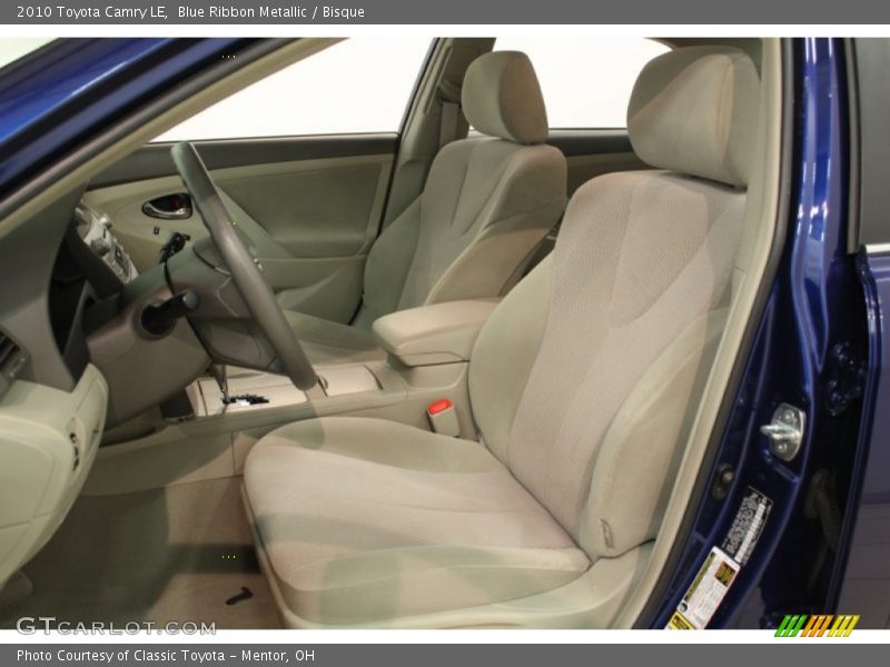 Blue Ribbon Metallic / Bisque 2010 Toyota Camry LE