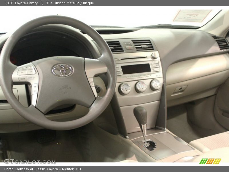 Blue Ribbon Metallic / Bisque 2010 Toyota Camry LE