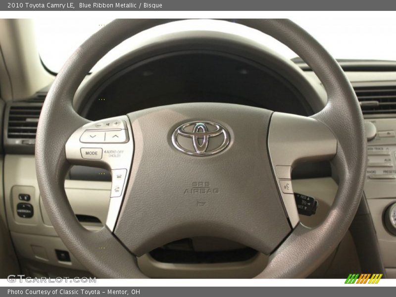 Blue Ribbon Metallic / Bisque 2010 Toyota Camry LE