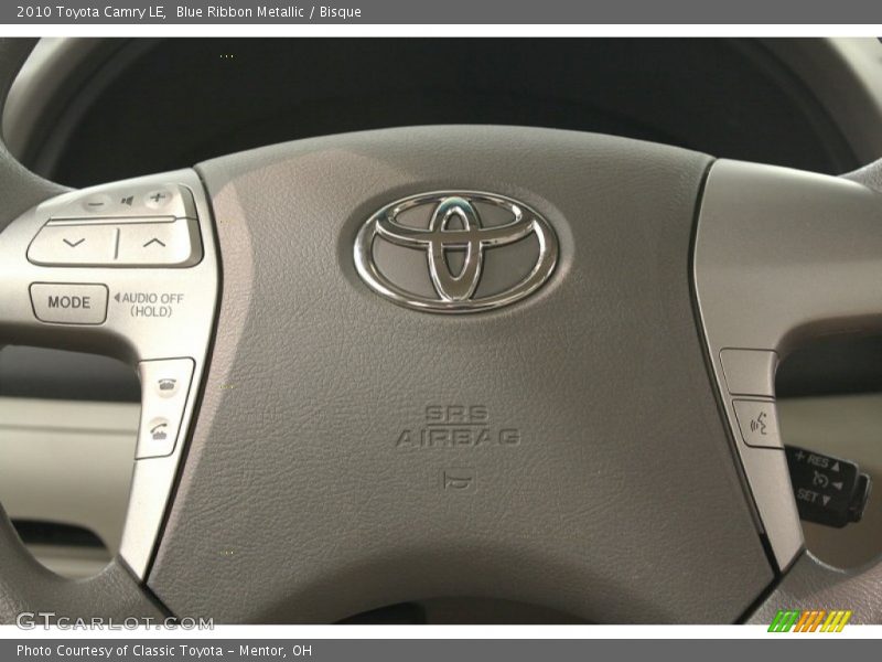 Blue Ribbon Metallic / Bisque 2010 Toyota Camry LE