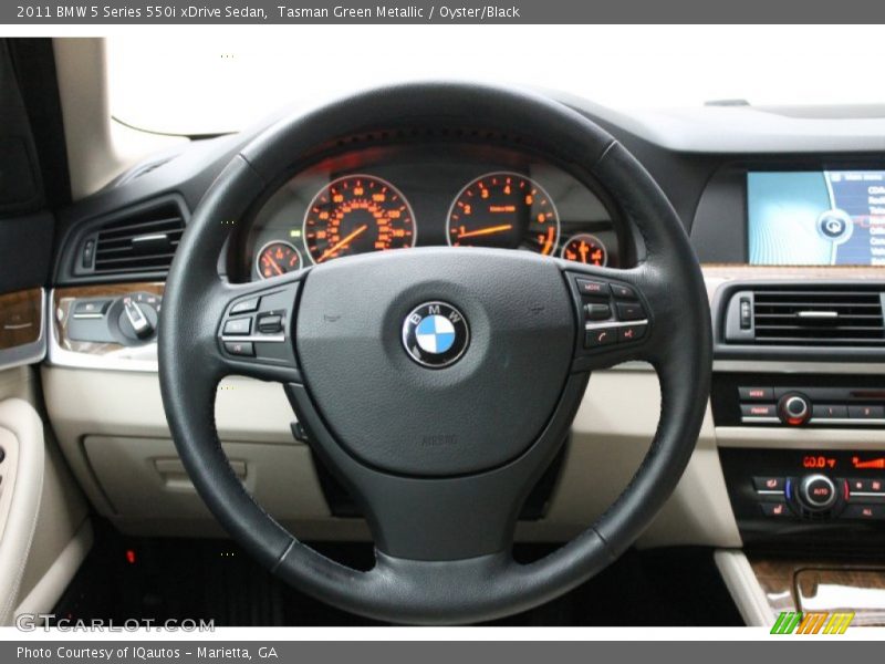  2011 5 Series 550i xDrive Sedan Steering Wheel