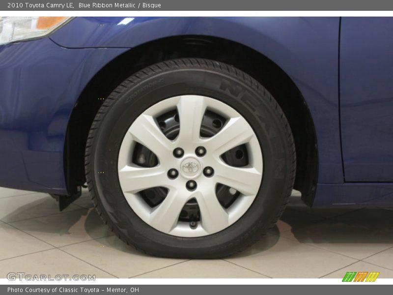 Blue Ribbon Metallic / Bisque 2010 Toyota Camry LE
